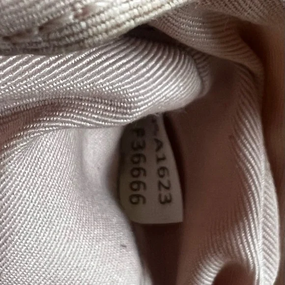 Coach Pebbled Leather Crossbody Bag in Blush Pink - Picture 8 of 9